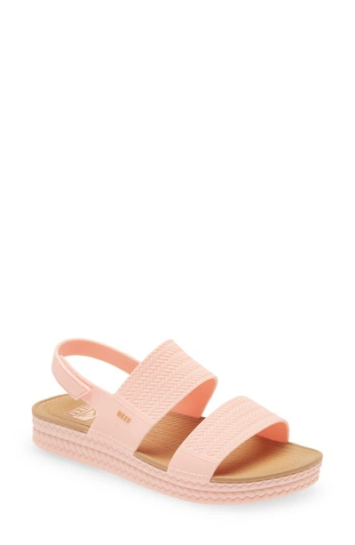 Reef Water Vista Slingback Sandal In Blush/ Tan