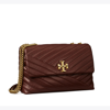 Tory Burch Kira Chevron Convertible Shoulder Bag In Tempranillo