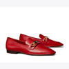 Tory Burch Perrine Square Toe Loafer In Tory Red