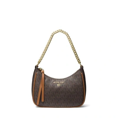 Pre-owned Michael Kors Michael Jet Set Charm Small Logo Shoulder Bag