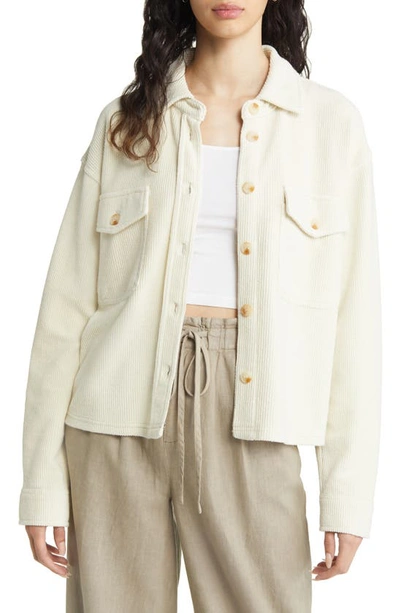Thread & Supply Ranger Corduroy Shirt Jacket In Ecru