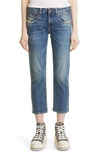 R13 Shorts - Denim In Kelly Stretch