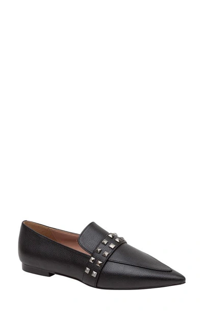 Linea Paolo Mylene Pointed Toe Flat In Black