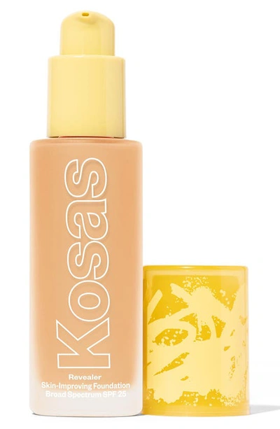 Kosas Revealer Skin-improving Foundation Spf25 With Hyaluronic Acid And Niacinamide Light Medium Neutral W In Light Medium Neutral Warm 190