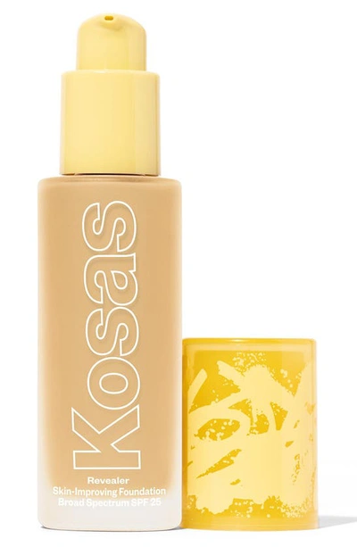 Kosas Revealer Skin-improving Foundation Spf 25 With Hyaluronic Acid And Niacinamide Light+ Neutral Olive In Light+ Neutral Olive 160