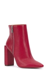 Jessica Simpson Timea Block Heel Bootie In Richest Red