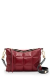 Allsaints Eve Quilted Crossbody Bag In Red