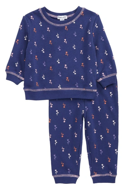 Splendid Baby Girl's Cotton-blend Long-sleeve Shirt & Pants Set In Slipper Blue