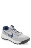 Nike Acg Lowcate Suede- And Rubber-trimmed Mesh Sneakers In Grey