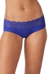 B.tempt'd By Wacoal B.bare Hipster Panties In Spectrum Blue