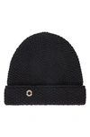 Loro Piana Rougement Chain-knit Cashmere Beanie Hat In Black