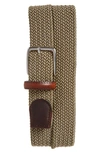 Nordstrom Woven Belt In Green Combo