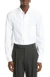 Loro Piana Andre Cotton Poplin Button-up Shirt In Optical White