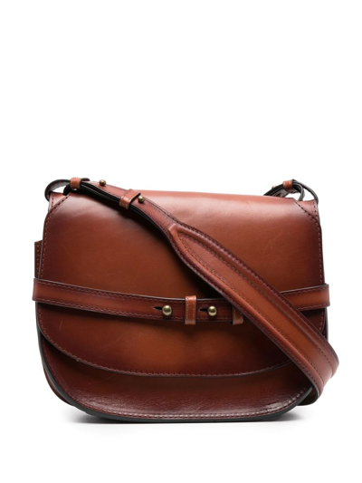 Officine Creative Leather Cross Body Bag In Brown