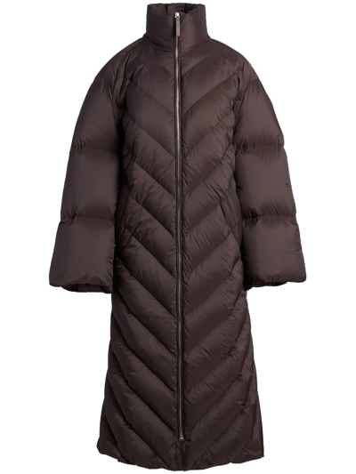 Khaite The Farrow Puffer Coat In Brown