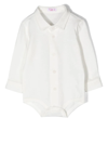 Il Gufo Button-up Long-sleeved Shirt In Weiss