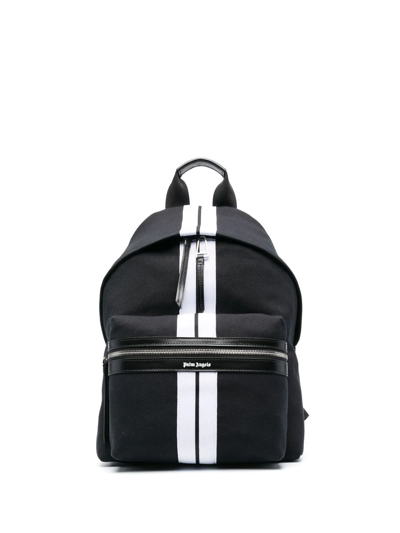 Palm Angels Venice Cotton Backpack In Schwarz