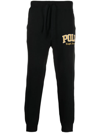 POLO RALPH LAUREN LOGO-PATCH TAPERED JOGGERS