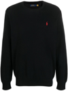 Polo Ralph Lauren Fleece Crewneck In Black