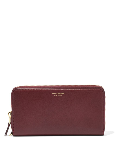 Marc Jacobs The Slim Continental Wallet In Red