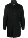 MOORER SINGLE-BREASTED BUTTON PEACOAT