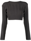 LOW CLASSIC RIBBED CROPPED SWEATER