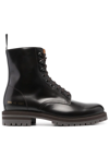 COMMON PROJECTS LACE-UP FASTENING COMBAT BOOTS