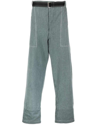 OAMC BELTED STRAIGHT-LEG JEANS