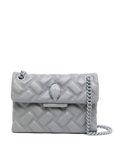 Kurt Geiger Kensington Quilted Bag In Grau