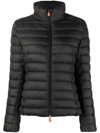 Save The Duck Carly Recycled Nylon Puffer Jacket In Schwarz