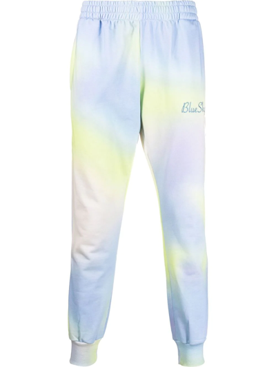 Blue Sky Inn Embroidered-logo Track Pants In Tie Dye