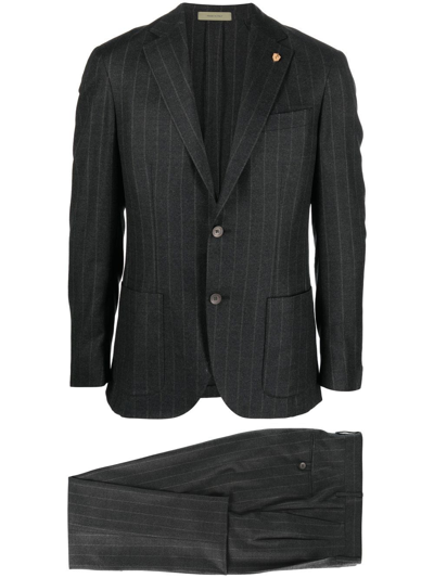Corneliani Pinstripe Two-piece Suit In Grau
