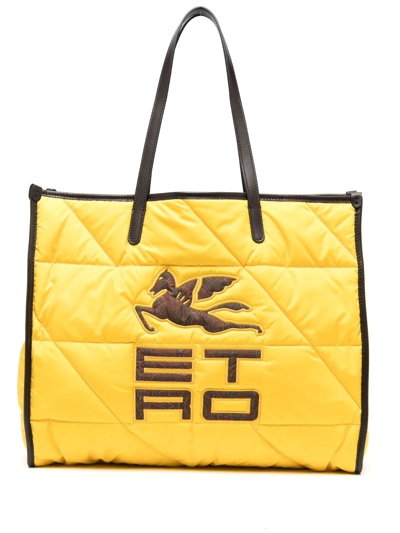 Etro Shoulder Bag In Yellow