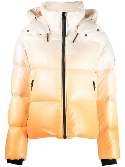Mackage Evie Oversize 800 Fill Power Down Puffer Jacket In Sunset