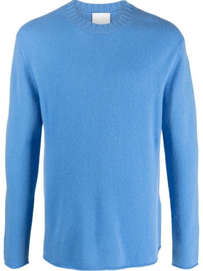 Allude Fine-knit Cashmere Jumper In Blu