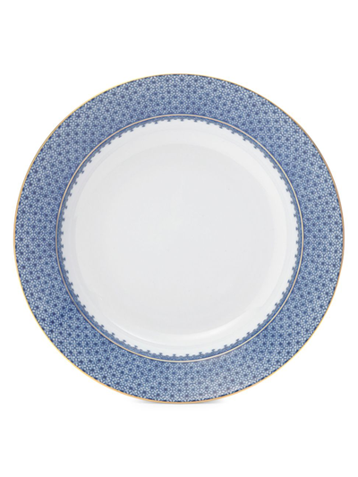Mottahedeh Blue Lace Porcelain Rim Soup Bowl
