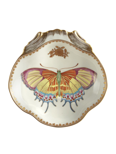 Mottahedeh Sacred Bird & Butterfly Shell Dish