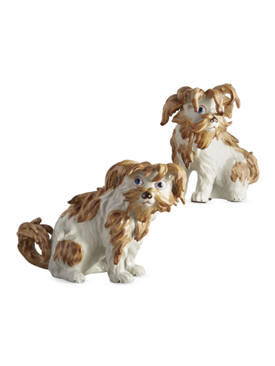 Mottahedeh Chatsworth Terriers, Set Of 2