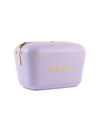 Polarbox Pop Model Portable Cooler In Lilac - Yellow W Leather Strap
