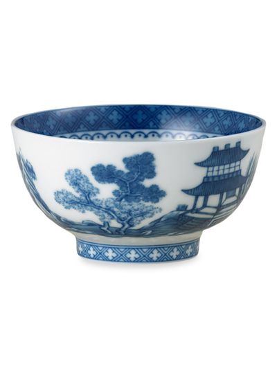 Mottahedeh Blue Canton Porcelain Dessert Bowl