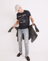 Madewell Garment-dyed Allday Crewneck Tee In Twilight