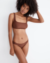 Madewell Quilted Nylon Bucket Hat In Rich Brown
