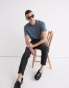 Madewell Garment-dyed Allday Crewneck Tee In Deep River