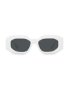 Versace Ve4425u Solid 54mm Acetate Sunglasses In White