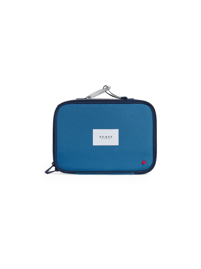 State Kid's Rodgers Lunch Box In Navy Heather Grey