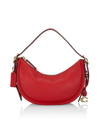 Coach Luna Zip Pebble Leather Shoulder Bag In B4pj6