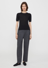 Totême Thin Cashmere Modal Tee Black In Black
