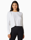Beyond Yoga Featherweight Daydreamer Pullover In White