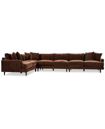 Furniture Closeout! Mariyah Fabric 4-pc. Sectional With Sofa, Created For Macy's In Storm