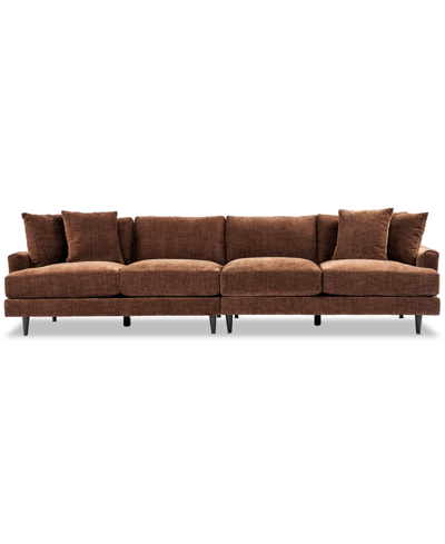 Furniture Mariyah Fabric 2-pc. Sofa, Created For Macy's In Brown